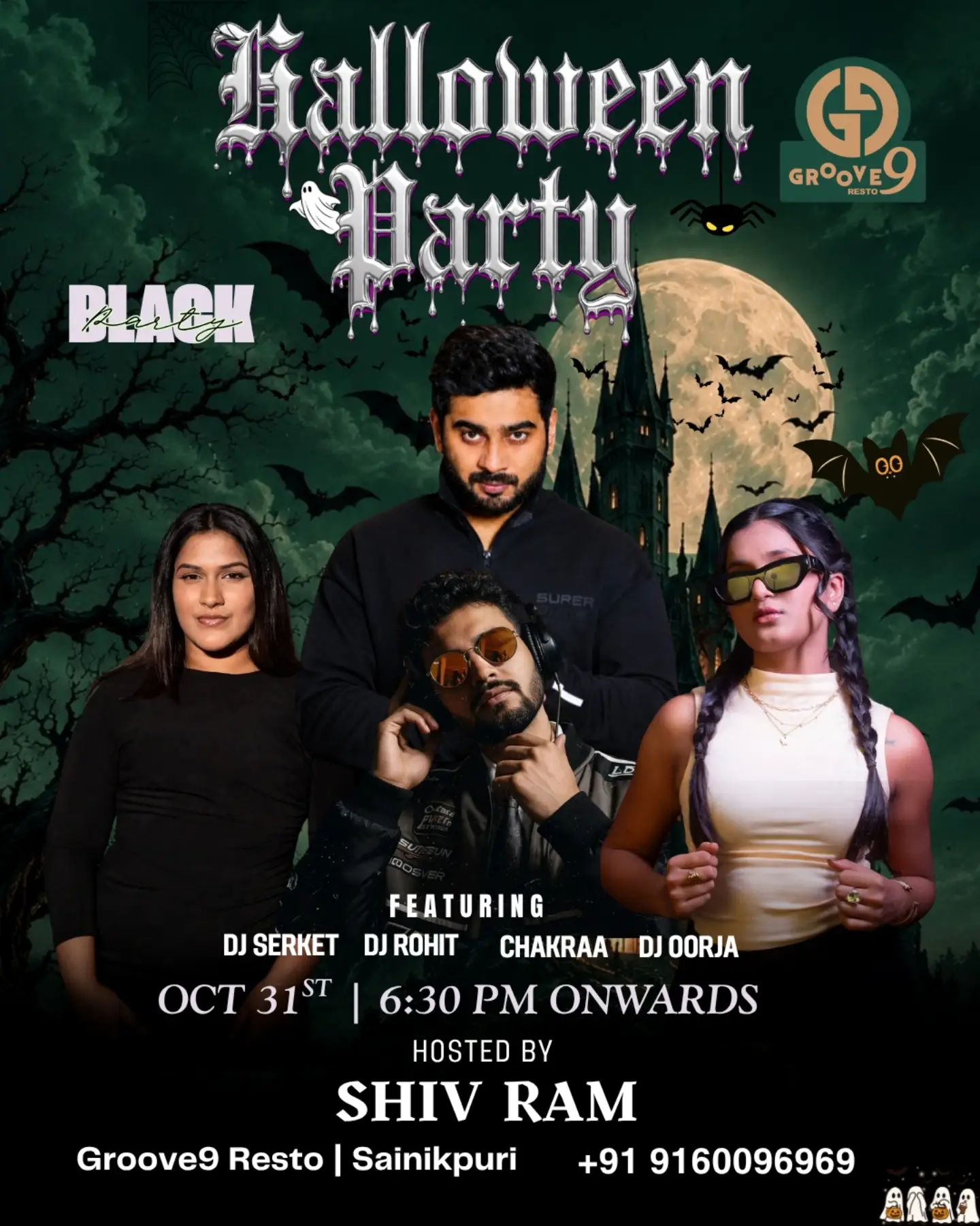 Halloween Party | Groove9 Resto, Sainikpuri, Hyderabad