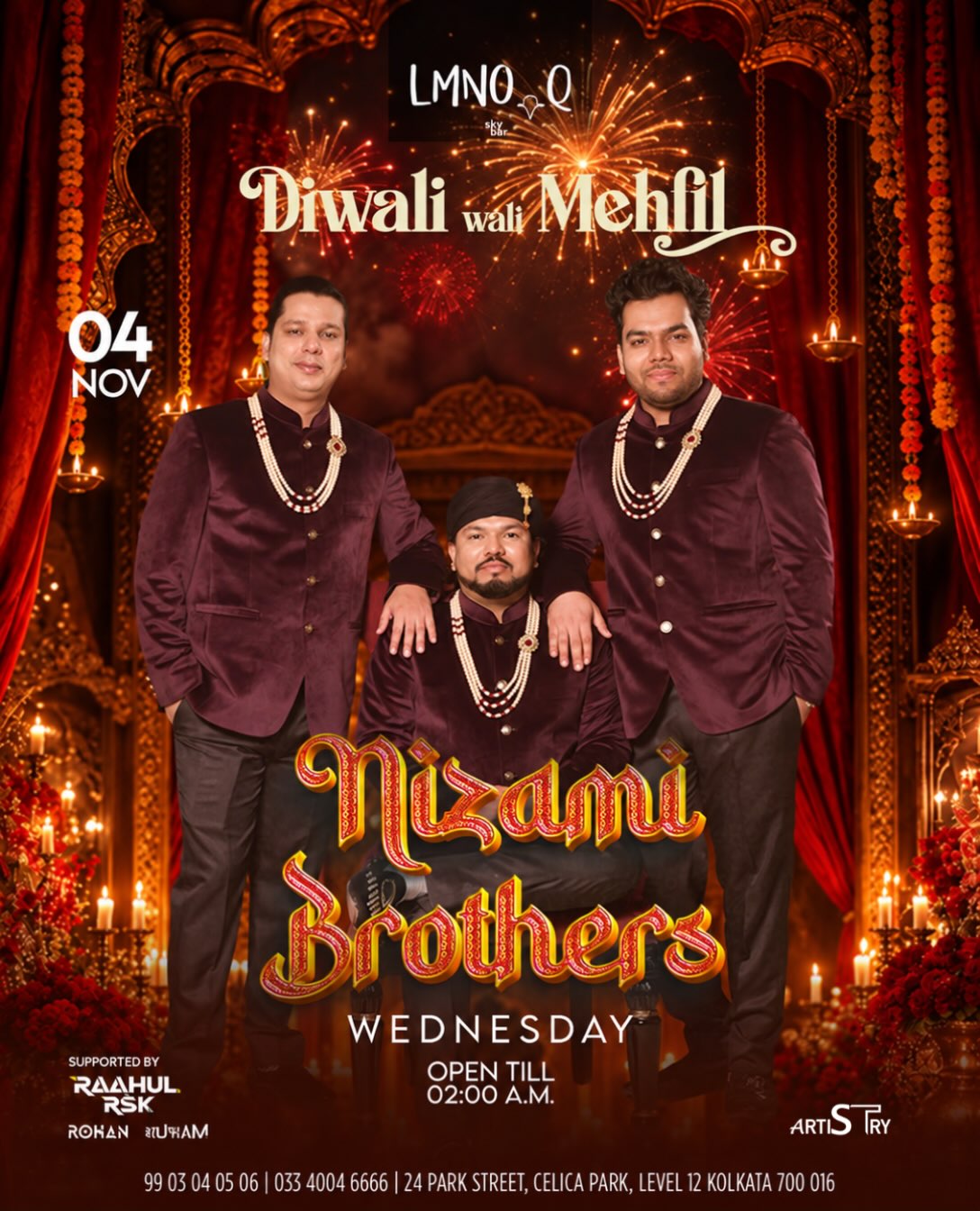 Diwali Wali Mehfil by Nizami Brothers | LMNOQ, Kolkata